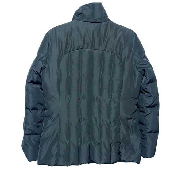 Calvin Klein Puffer Jacket Duck Down Waterfowl Feathers Brown Small - Picture 2 of 11
